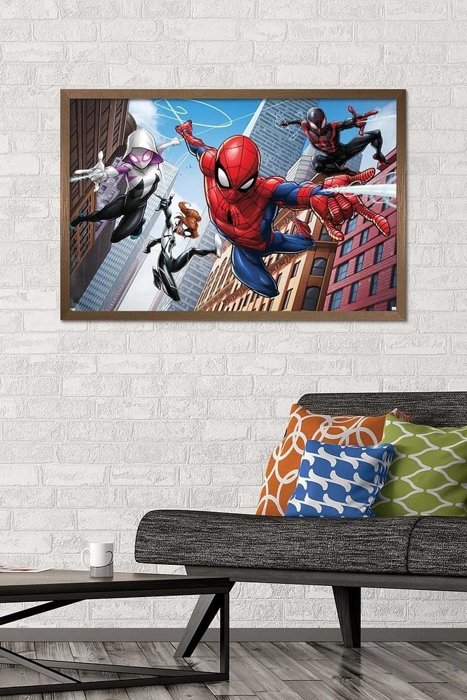Marvel Comics - Spider-Man - Web Heroes Wall Poster, 22.375" x 34"