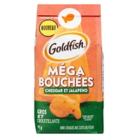 Goldfish® Mega Bites Cheddar Jalapeno Crackers 167g Bag, Goldfish Crackers 167 g