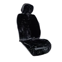 Luxury Series Black Plush Seat Cover