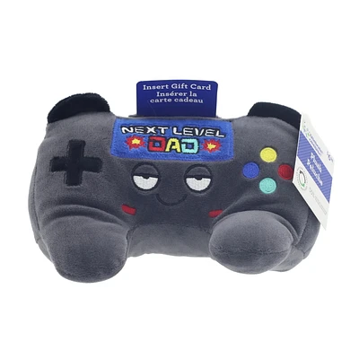 Father's Day Game Controller Plush with Gift Card Holder, Game Controller with Gift Card Holder
