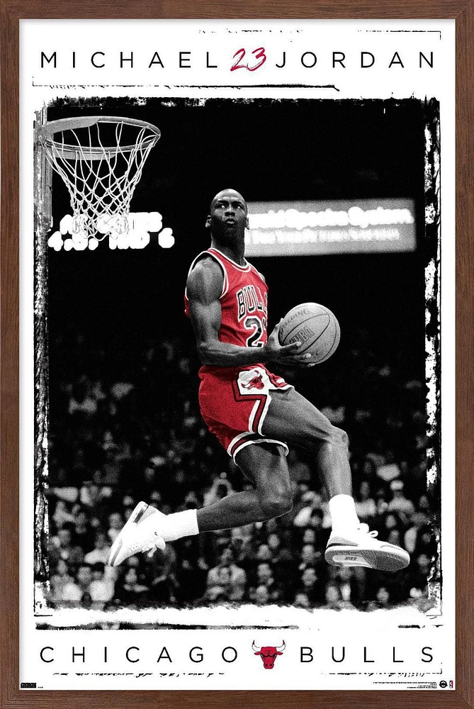 Michael Jordan - Dunk Wall Poster