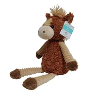 Way To Celebrate Easter Plush 17inch Medium Curly Horse, Brown