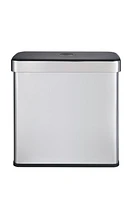Poubelle double et poubelle de recyclage The Step N' Sort (2 x 30 L) avec couvercle à fermeture lente