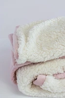 Juddlies Designs - Baby - Flannel Sherpa Blanket - Machine Washable