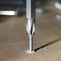 WorkPro Drill And Bit Set - 11 Piece, CR-V steel