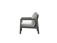 Ensemble Sectionnel de Patio en Aluminium Boston, Gris