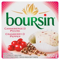 Boursin Cranberry & Pepper Cheese, 150g