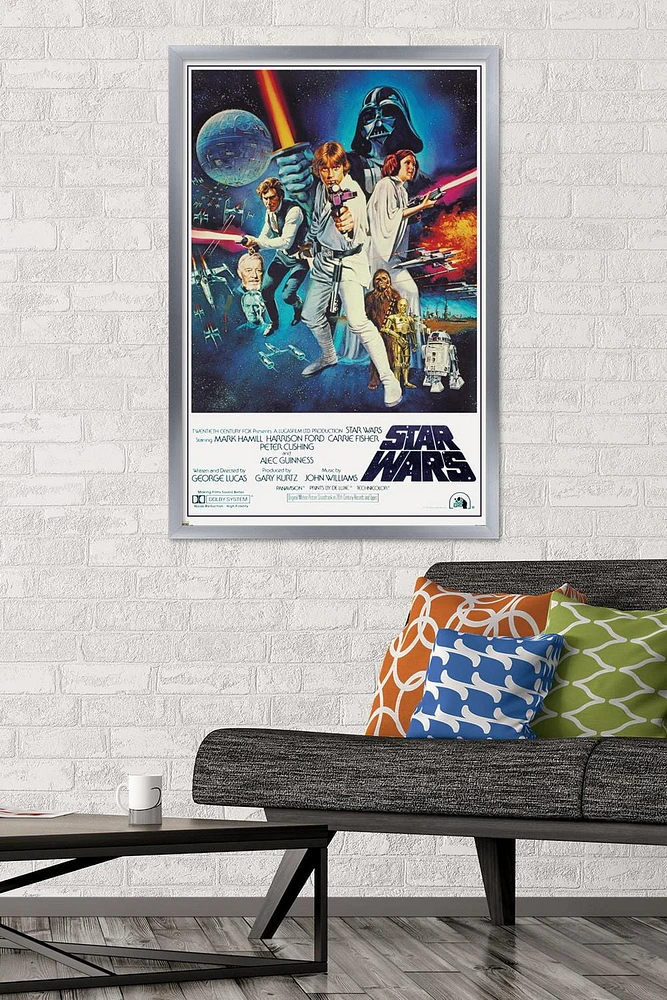 24X36 Star Wars: A New Hope - One Sheet Wall Poster, 24" x 36"