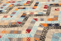 ECARPETGALLERY Tapis Fait à la Main pour Salon, Salle à Manger et Chambre à Coucher Transitionnel Collection Río 5'2" x 7'9" en Ivoire
