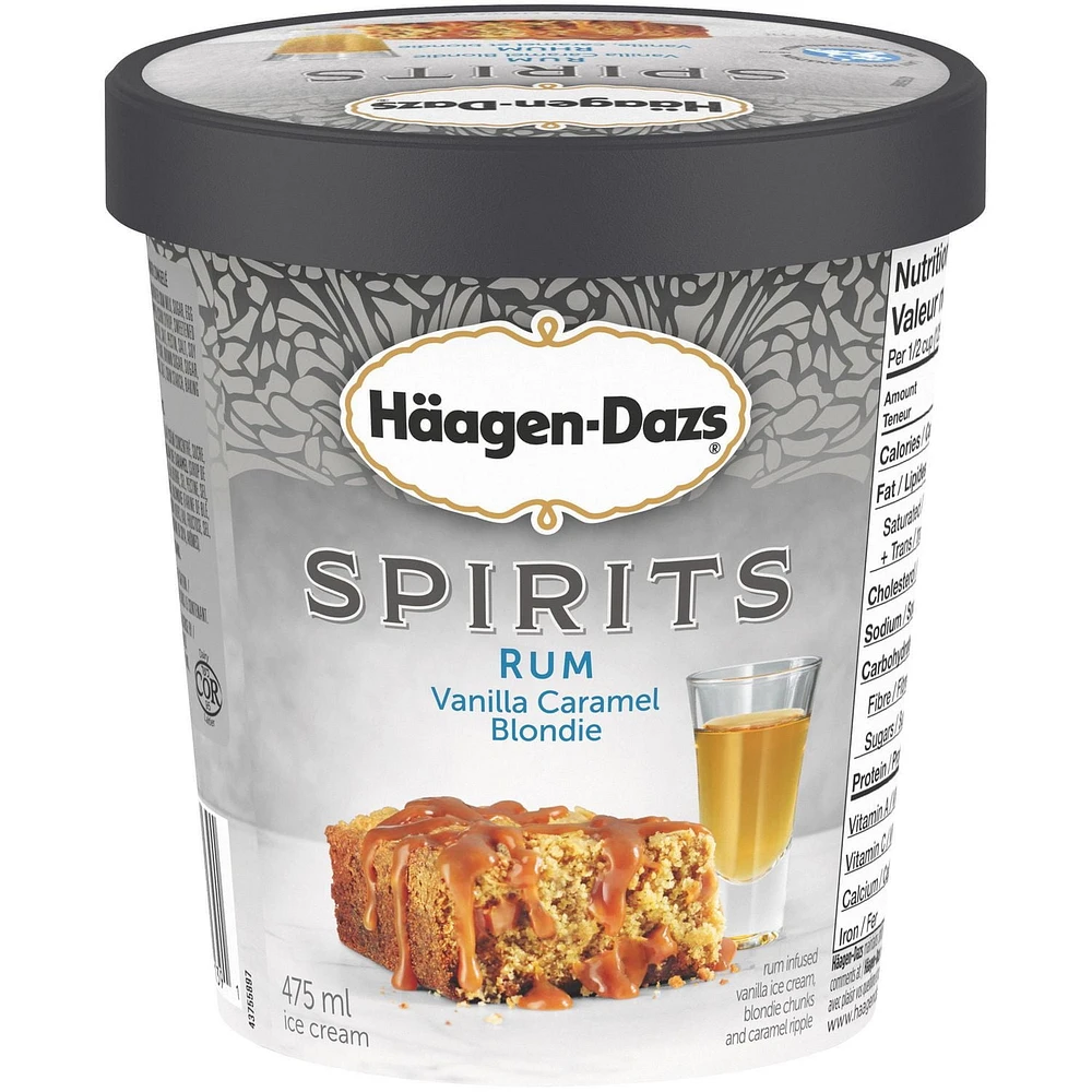 HÄAGEN-DAZS® Spirits Rum Vanilla Caramel Blondie