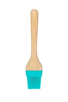 MS SIL/WD BASTING BRUSH, kitchen cooking utensil