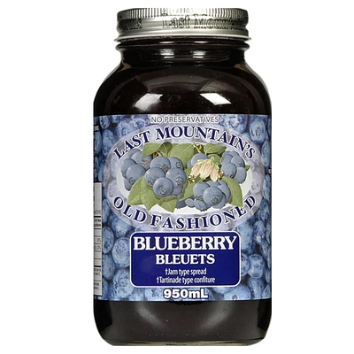 BLUEBERRY SPREAD - FRENCH E-LAST MOUNTAIN BLEUET COFITURE