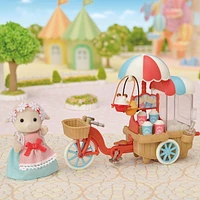 Calico Critters Popcorn Trike, ensemble de jeu pour maison de poupée avec figurine et accessoires