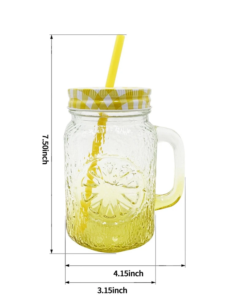 Mainstays Lemon Mason Jar Yellow