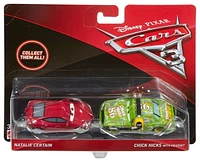 Disney/Pixar Cars 3 Chick Hicks with Headset & Natalie Certain Die-Cast Vehicle 2-Pack