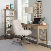 Chaise de Bureau Darla, Gris
