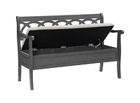 Harland Storage Bench, Grey