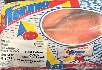 Sebaste congelé Ferma vendre la quantité 750g