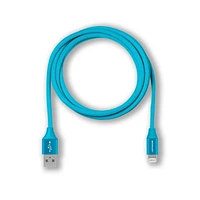 Câble en tissu Merkury Charge + Sync USB-A vers USB-C, câble en tissu USB-A vers USB-C Câble en tissu USB-A vers USB-C de 6 pieds