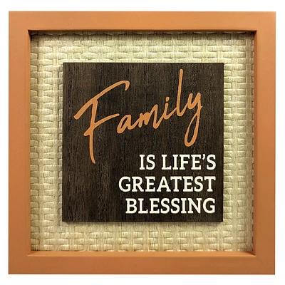 PLAQUE FAMILIALE - ORANGE