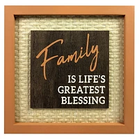 PLAQUE FAMILIALE - ORANGE