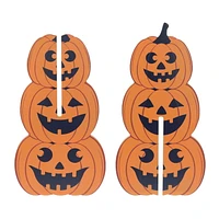 Manière de célébrer le décor Jack-O-Lantern empilé d'Halloween