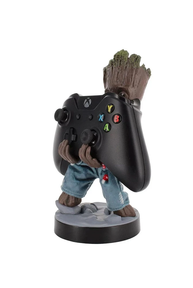 Exquisite Gaming Guardians of The Galaxy: Toddler Groot in Pajamas Cable Guy Original Controller and Phone Holder