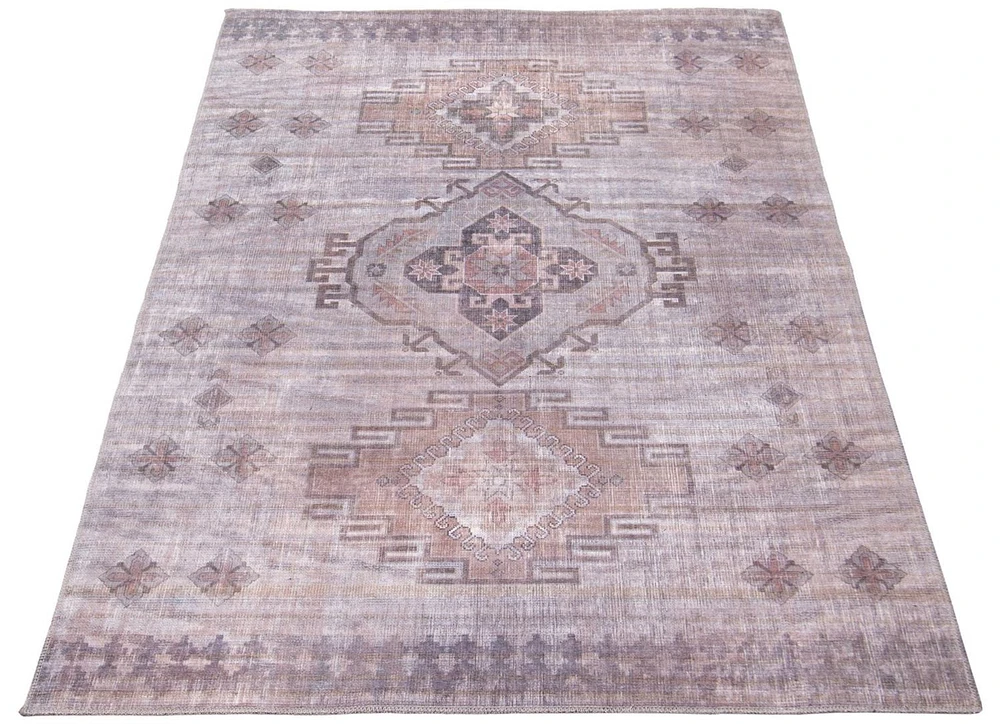 ECARPET Oriental, Persian Style Area Rug, Eco Friendly, Machine Washable, Kashkuli Collection