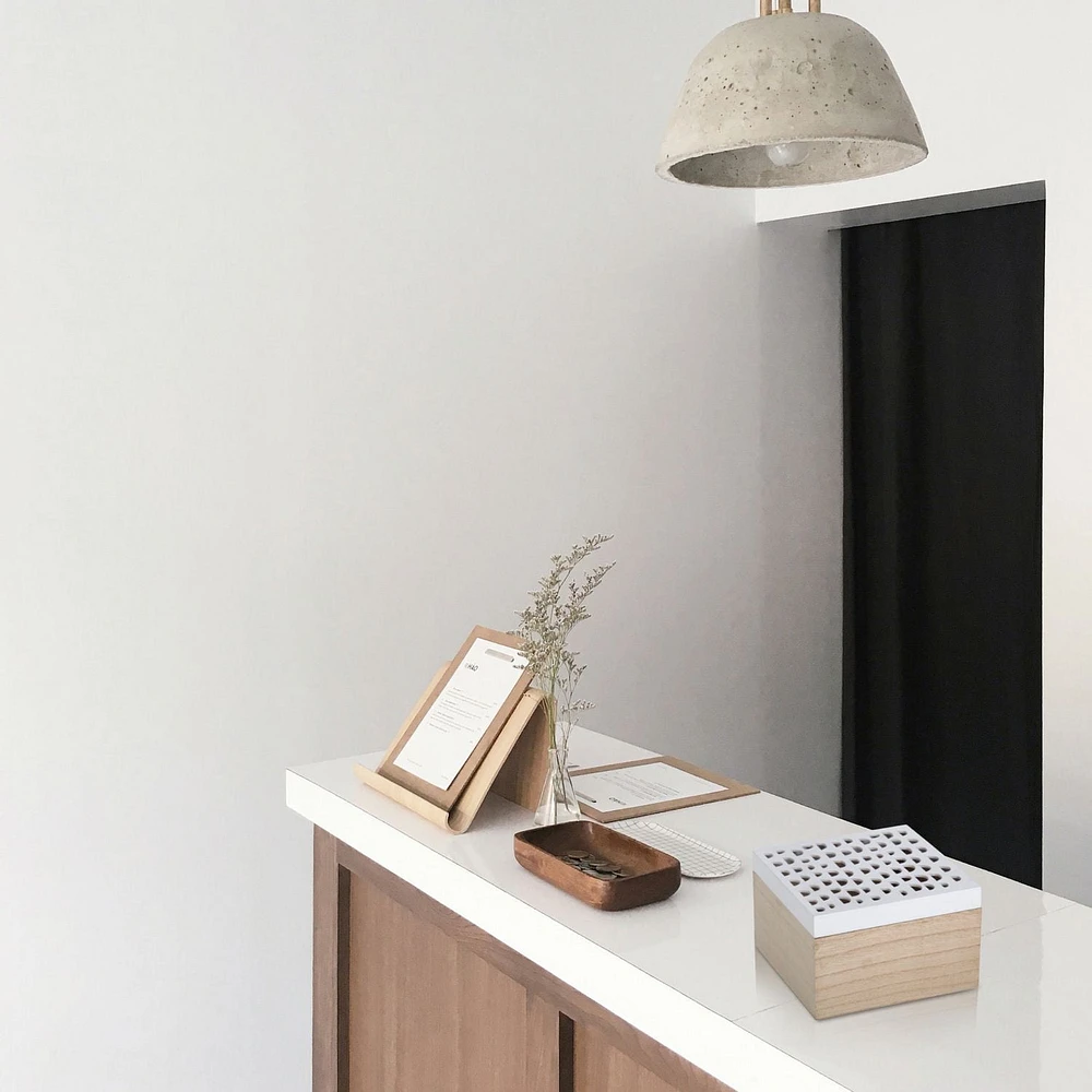 Truu Design, Ensemble de boites de rangement en bois découpé 'Malmo', Beige