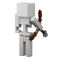 Minecraft Figurine articulée Squelette, 8,26 cm, pièce Crée-un-portail