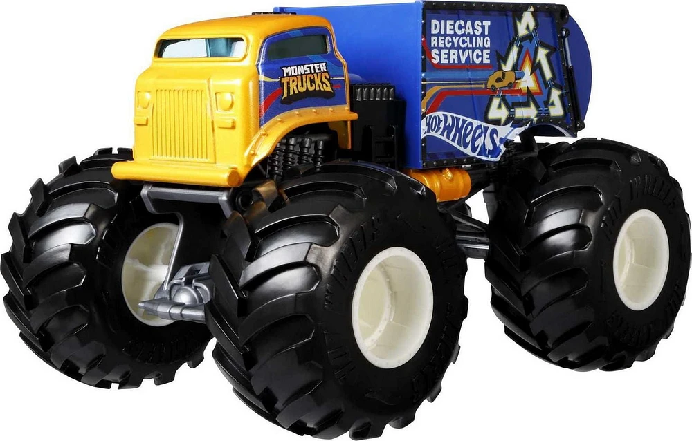 Hot Wheels Monster Trucks 1:24 Scale Will Trash it All