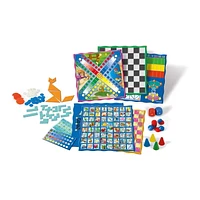Clementoni - 50 Jeux Classiques - Collection de Jeux Traditionnels Pour Toute la Famille - Avec Plateaux et Dés - À partir de 4 Ans - 2 à 8 Joueurs - En Français