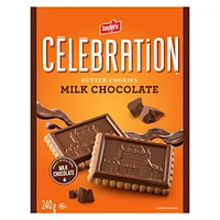 Celebration Milk Chocolate Top Butter Cookies, 240g / Boxed Cookies