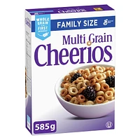 Multi Grain Cheerios Breakfast Cereal, Family Size, Whole Grains, 585 g, 585 g