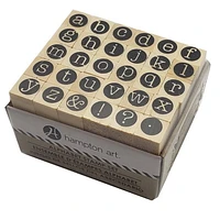 Hampton Art Miniature Alphabet Wood Stamp Set