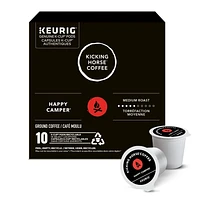 Kicking Horse Happy Camper, Medium Roast, K-Cup Coffee Pods, 10 Count, 10 Count