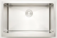 American Imaginations 25 pouces. Évier de cuisine en acier inoxydable approuvé par W CSA avec 1 bol et calibre 18