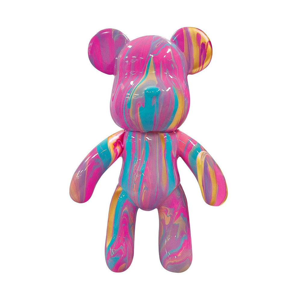 Pour Palz Large Paint Bear - Golden Dream