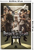 Attack on Titan: Season 3 - Group Wall Poster, 22.375" x 34"
