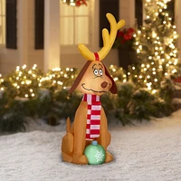 Christmas Inflatable Max with Scarf and Ornament