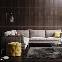 Lampe sur pied en métal de 70 po, collection Holden par Globe Electric, interrupteur marche/arrêt en ligne, 67067