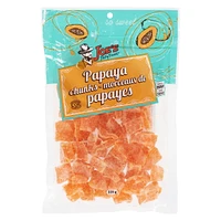 Joe's Tasty Travels Dried Papaya Chunks, 225 g