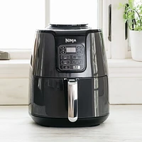 Ninja AF100C, 4-Quart Air Fryer, Black, 1550W, Non-stick basket