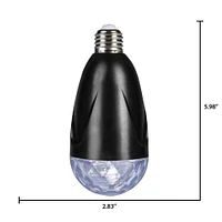 Lightshow Projection Light Bulb-Kaleidoscope (White)
