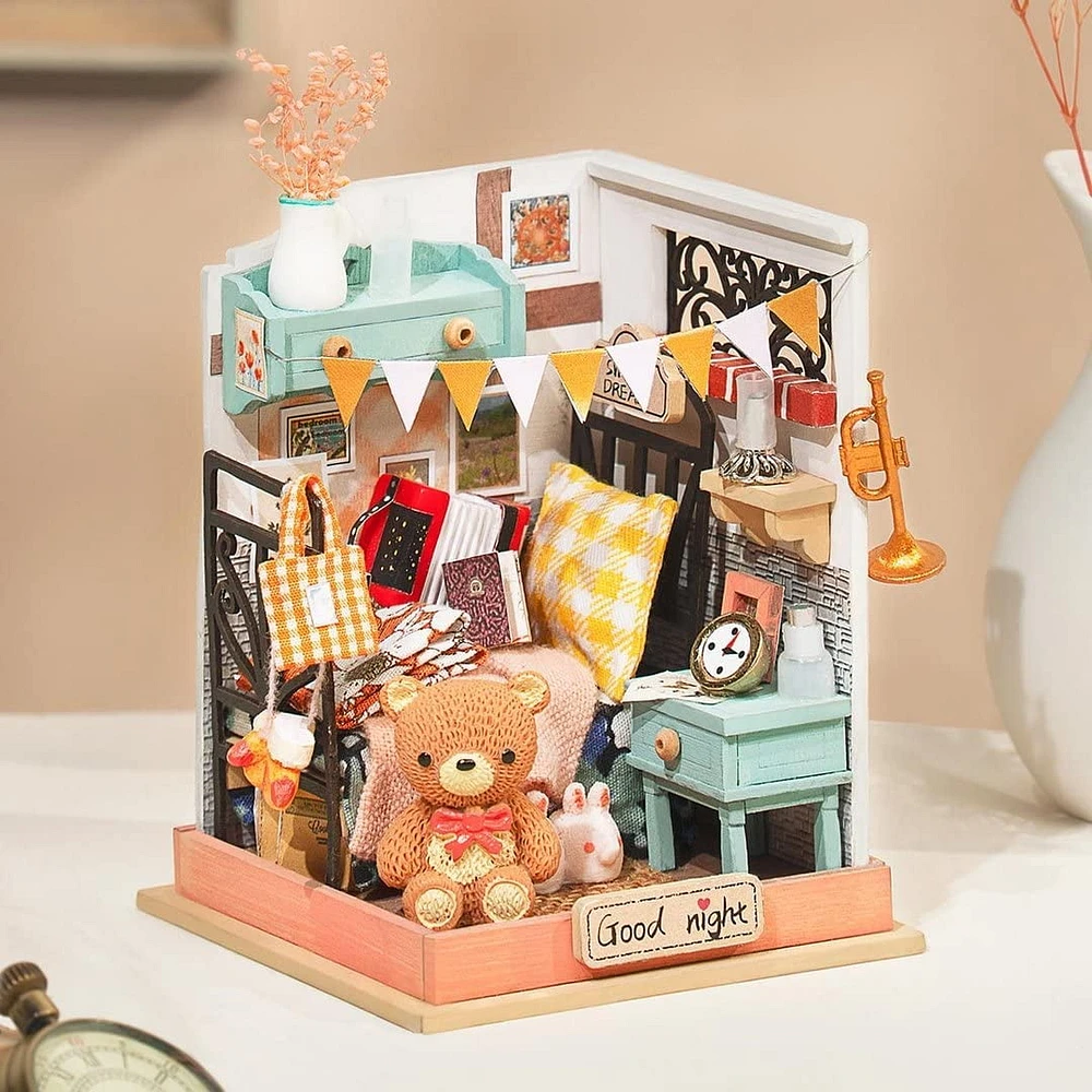 Rolife 3D Wooden Puzzles DS016 Sweet Dream – Bedroom DIY Miniature House