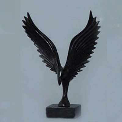 Sculpture d'aigle élégante pour décoration intérieure Meubles canadiens