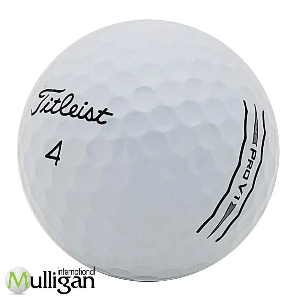 Mulligan - 36 Titleist Pro V1 D-Line 4A Recycled Used Golf Balls