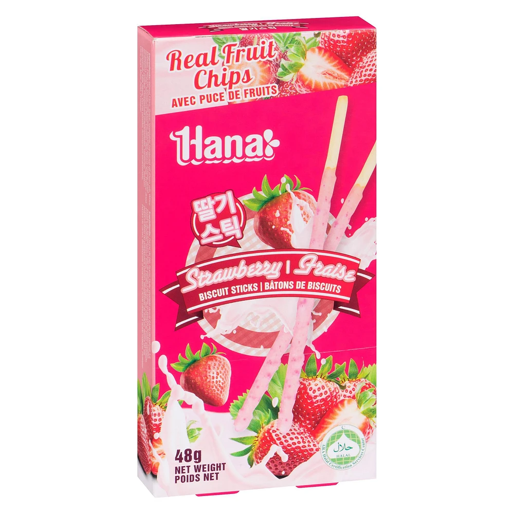 Fraise avec crème en bâton de Hana