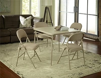 Cosco Table pliante à dessus en vinyle de 34 po