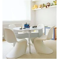 Chaises pour enfants en plastique blanc de la collection Heavenly LOT DE 2
